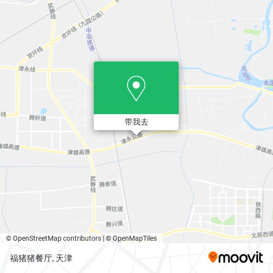 福猪猪餐厅地图