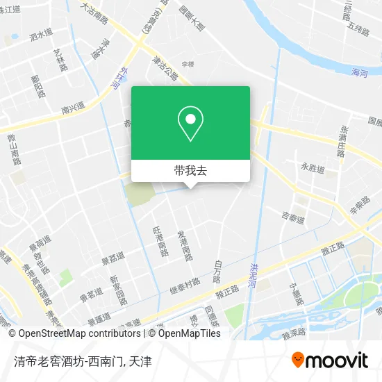 清帝老窖酒坊-西南门地图