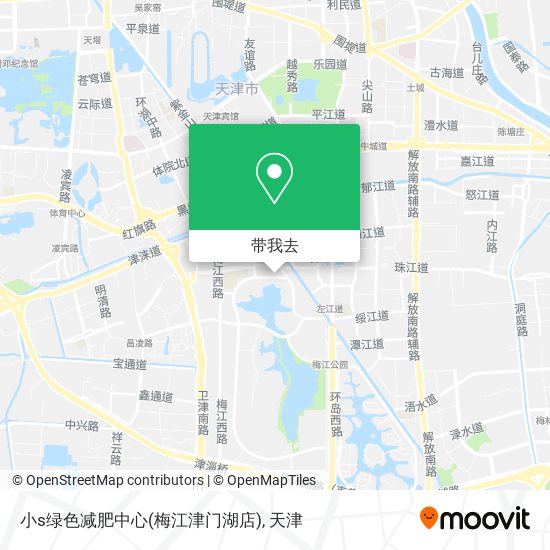 小s绿色减肥中心(梅江津门湖店)地图