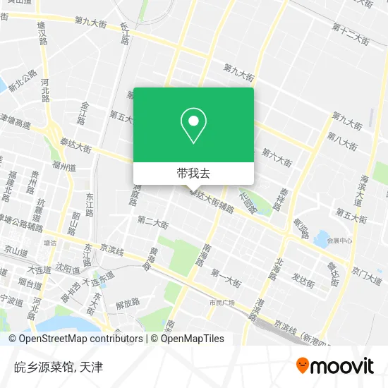 皖乡源菜馆地图