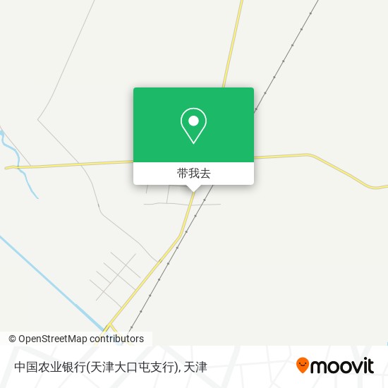中国农业银行(天津大口屯支行)地图