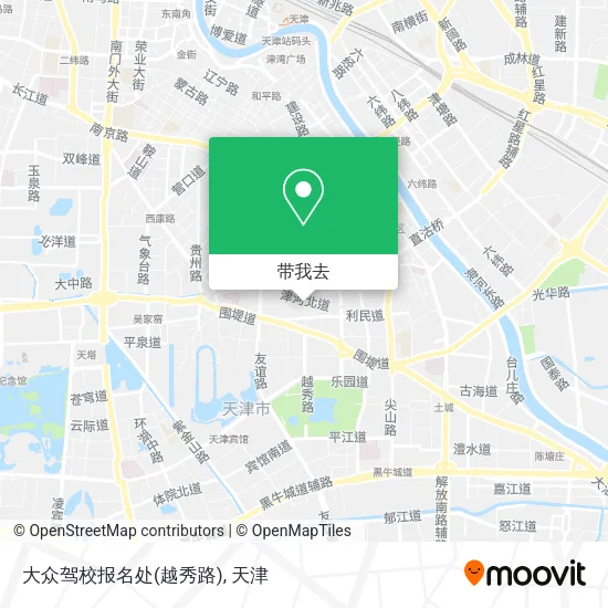 大众驾校报名处(越秀路)地图