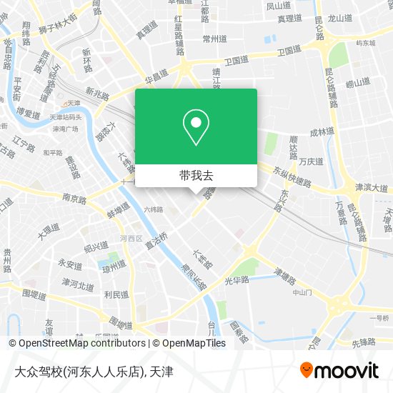 大众驾校(河东人人乐店)地图