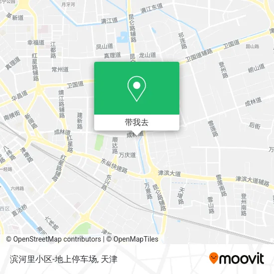 滨河里小区-地上停车场地图