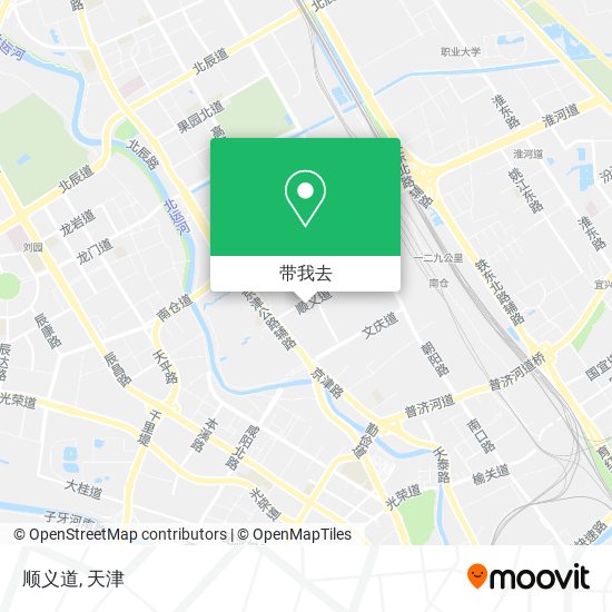 顺义道地图