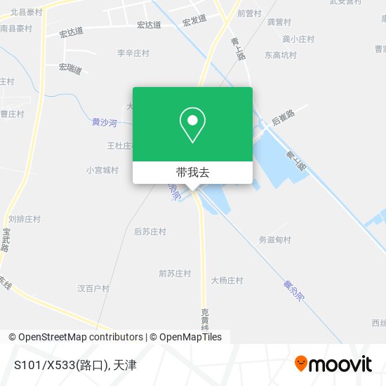S101/X533(路口)地图