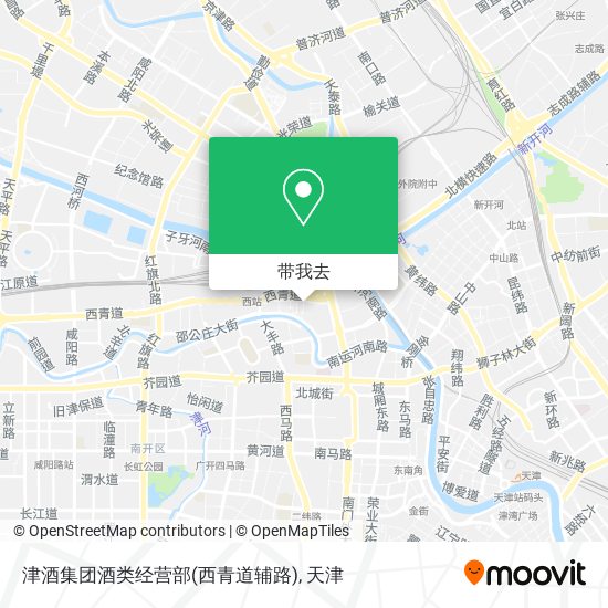 津酒集团酒类经营部(西青道辅路)地图