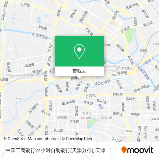 中国工商银行24小时自助银行(天津分行)地图