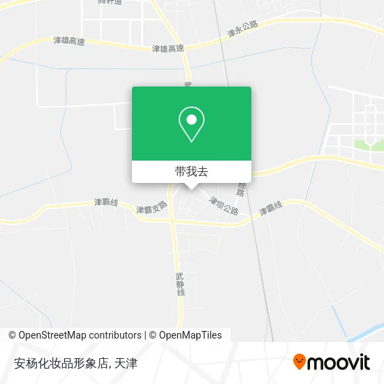 安杨化妆品形象店地图