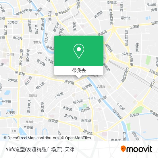 Yin's造型(友谊精品广场店)地图