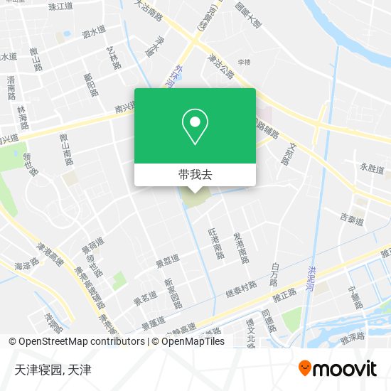 天津寝园地图