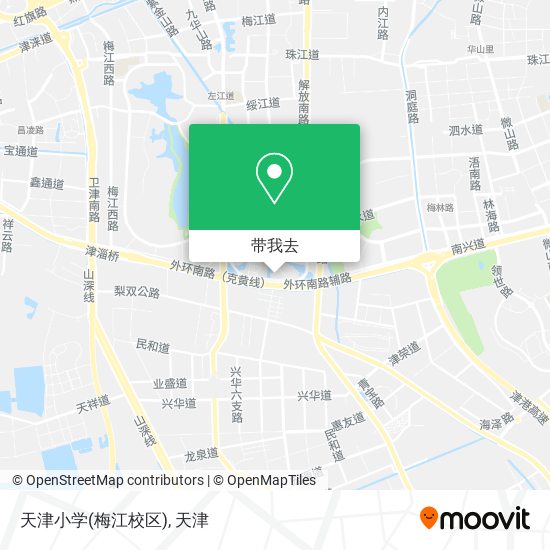 天津小学(梅江校区)地图