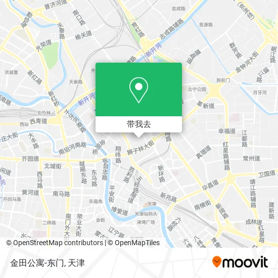金田公寓-东门地图