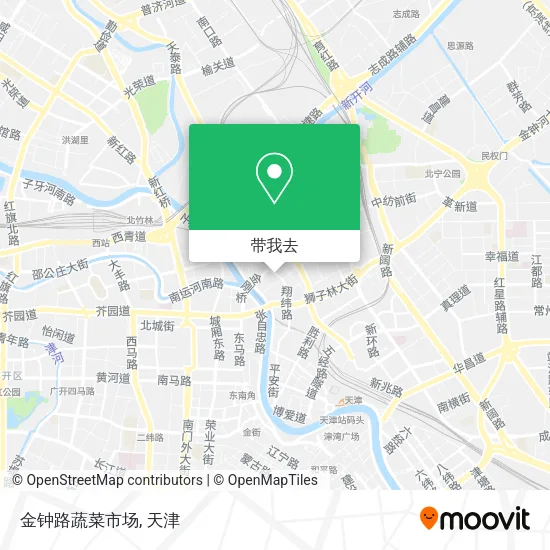 金钟路蔬菜市场地图