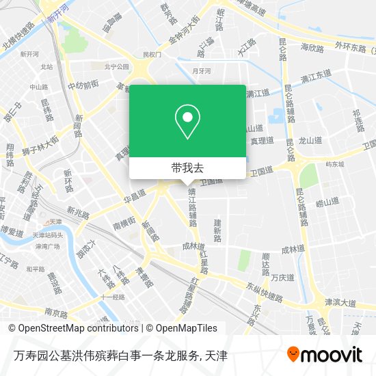 万寿园公墓洪伟殡葬白事一条龙服务地图