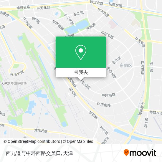 西九道与中环西路交叉口地图