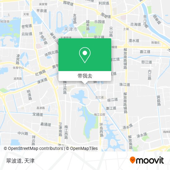 翠波道地图