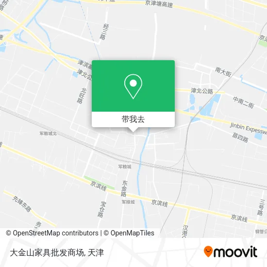 大金山家具批发商场地图