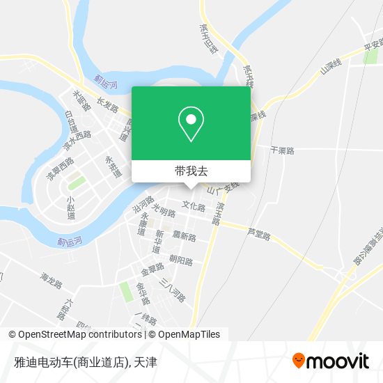雅迪电动车(商业道店)地图