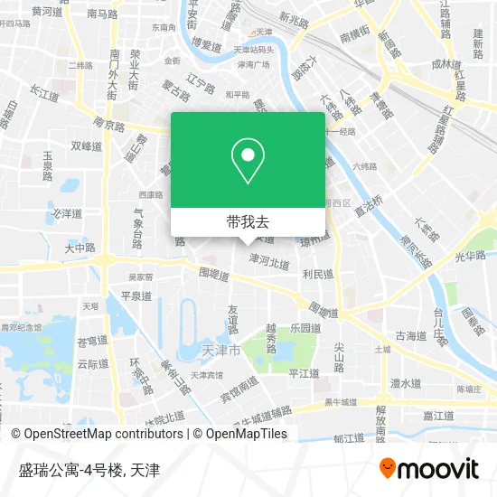 盛瑞公寓-4号楼地图