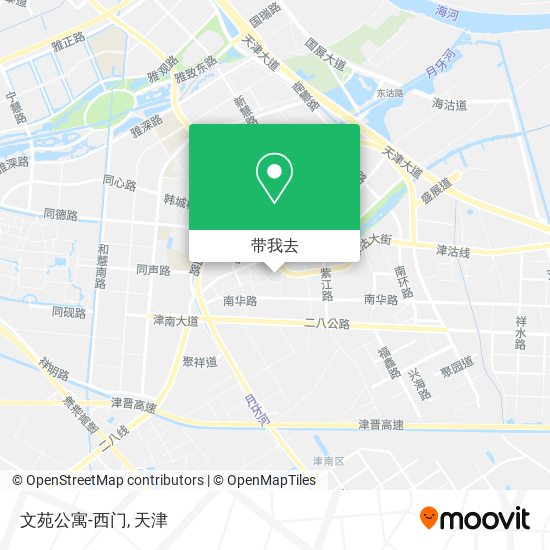 文苑公寓-西门地图