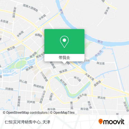 仁恒滨河湾销售中心地图
