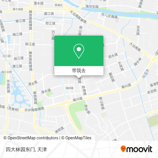 四大林园东门地图