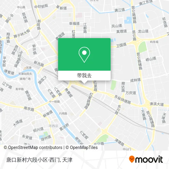唐口新村六段小区-西门地图