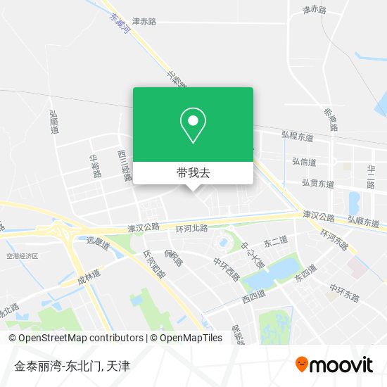 金泰丽湾-东北门地图