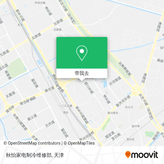 秋怡家电制冷维修部地图