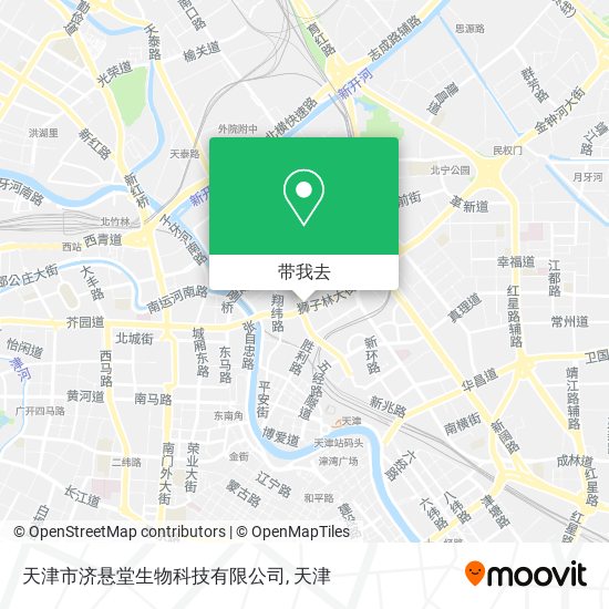 天津市济悬堂生物科技有限公司地图