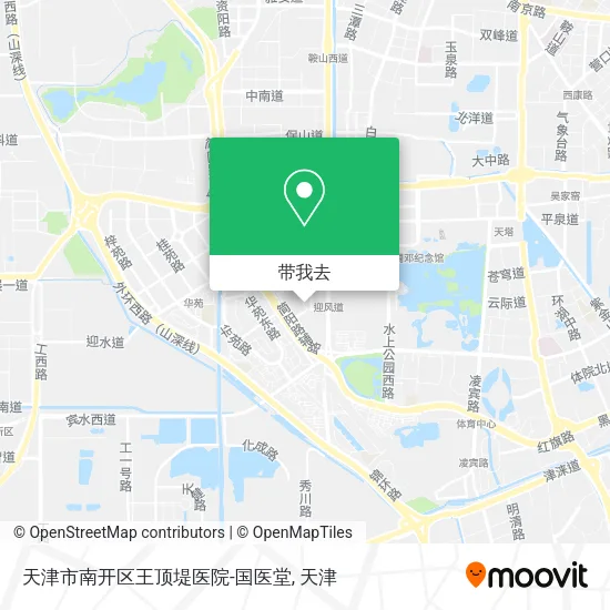 天津市南开区王顶堤医院-国医堂地图