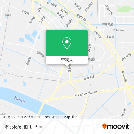 君悦花苑(北门)地图
