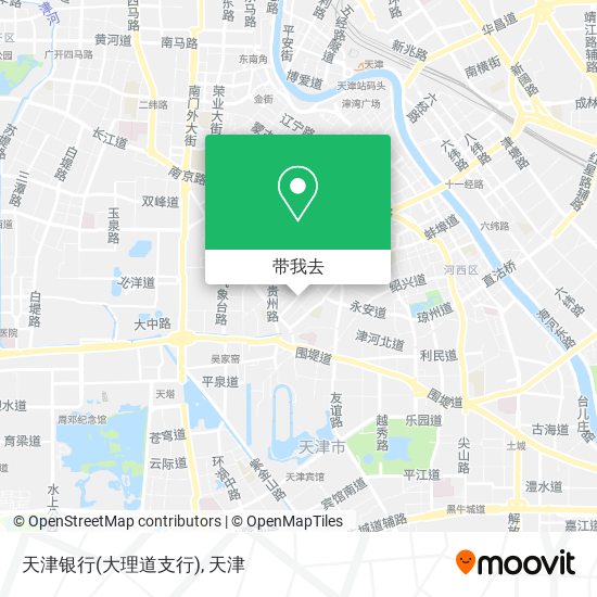 天津银行(大理道支行)地图