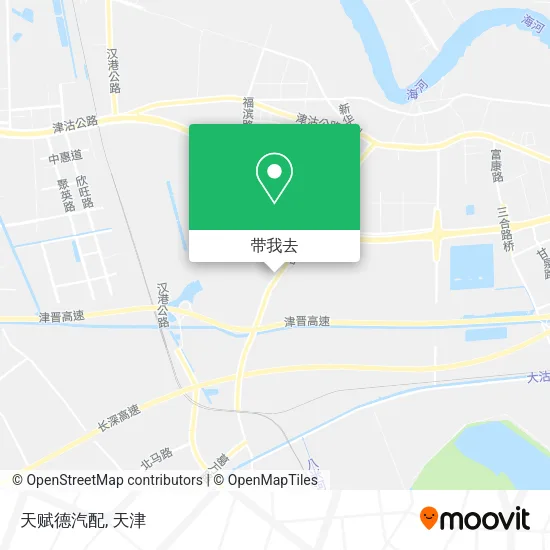 天赋德汽配地图