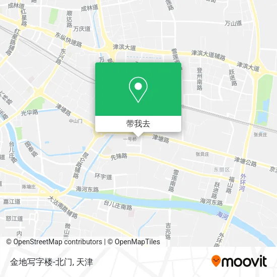 金地写字楼-北门地图