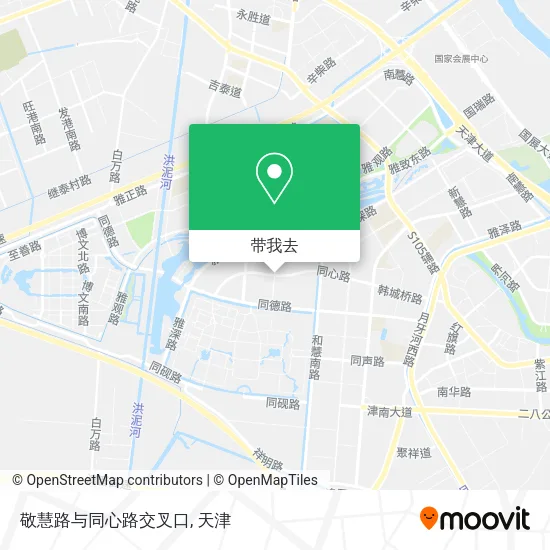 敬慧路与同心路交叉口地图
