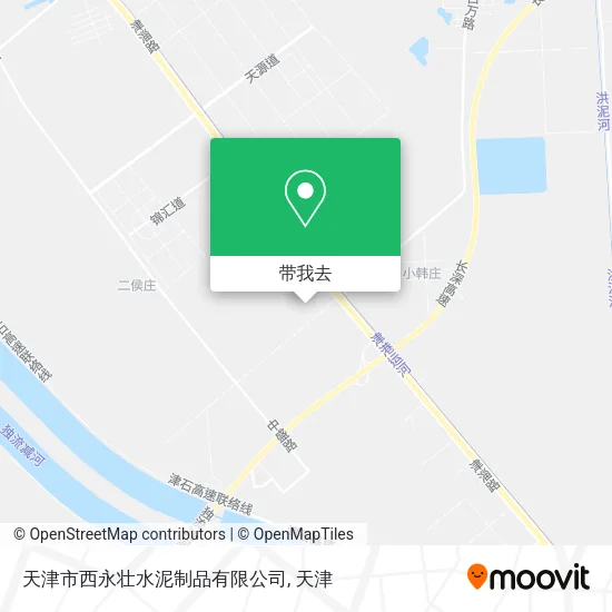 天津市西永壮水泥制品有限公司地图