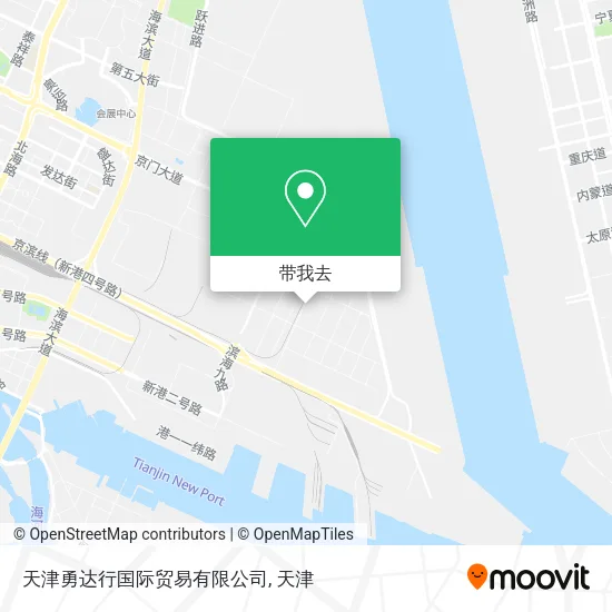 天津勇达行国际贸易有限公司地图