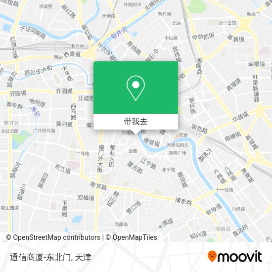 通信商厦-东北门地图