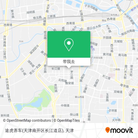 途虎养车(天津南开区长江道店)地图