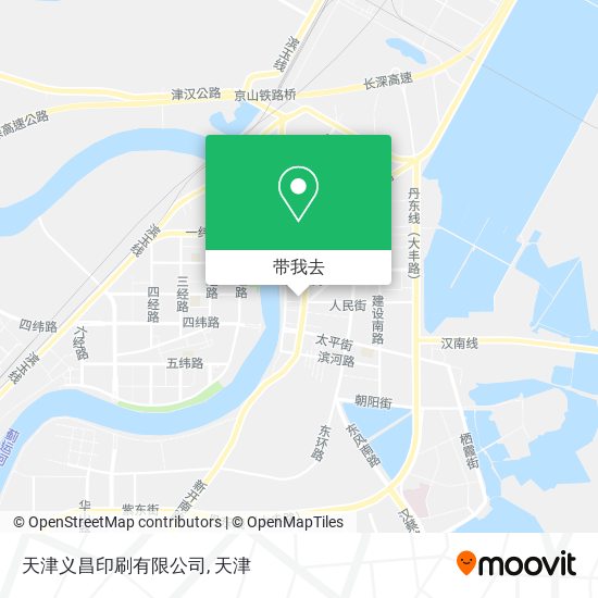 天津义昌印刷有限公司地图