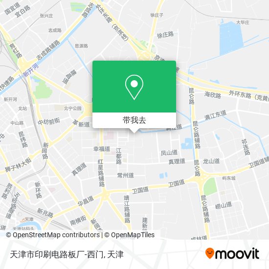 天津市印刷电路板厂-西门地图