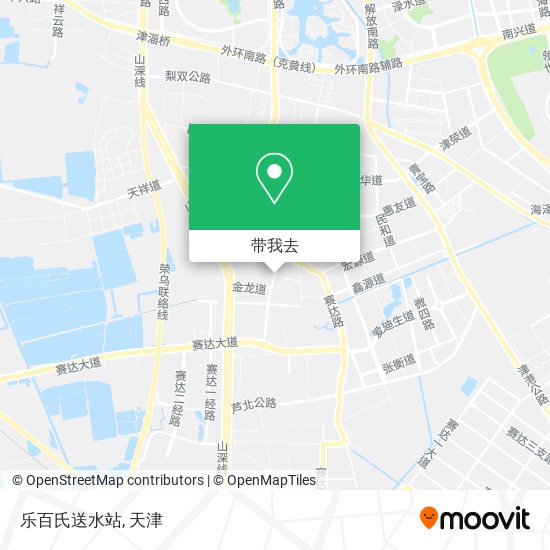 乐百氏送水站地图