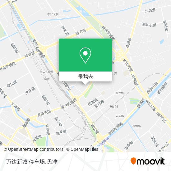 万达新城-停车场地图