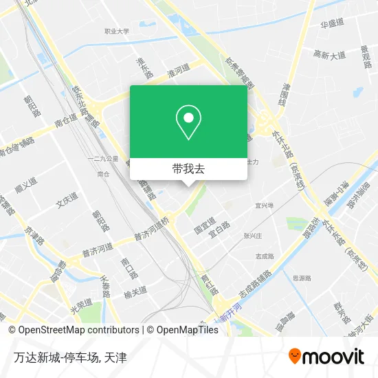 万达新城-停车场地图