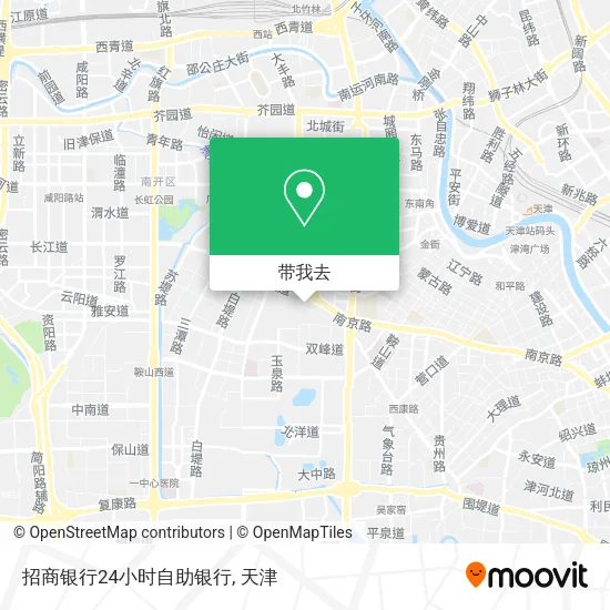 招商银行24小时自助银行地图