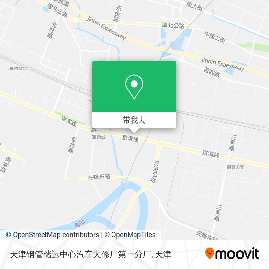天津钢管储运中心汽车大修厂第一分厂地图