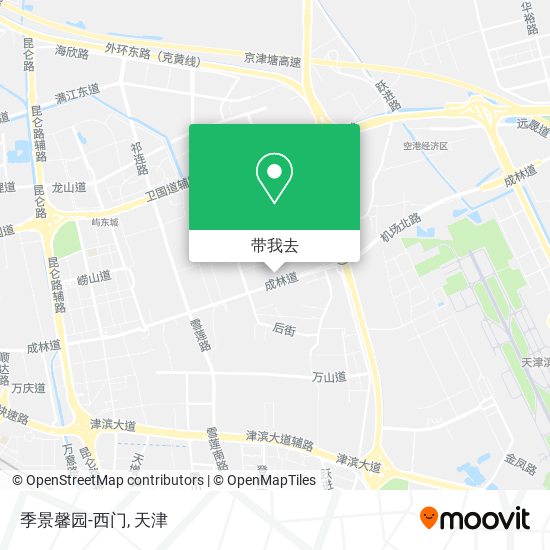 季景馨园-西门地图