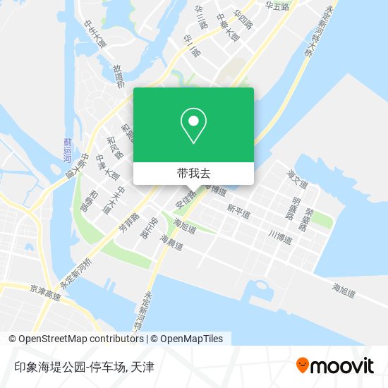 印象海堤公园-停车场地图